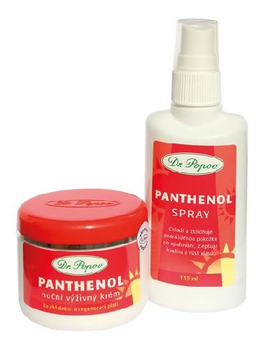 Panthenol spray 110 ml + panthenol krm 50 ml - sada - neuveden