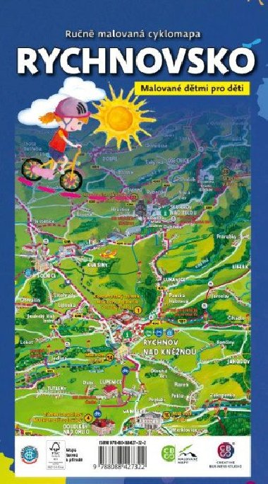 Rychnovsko dtem - Run malovan cyklomapa - neuveden