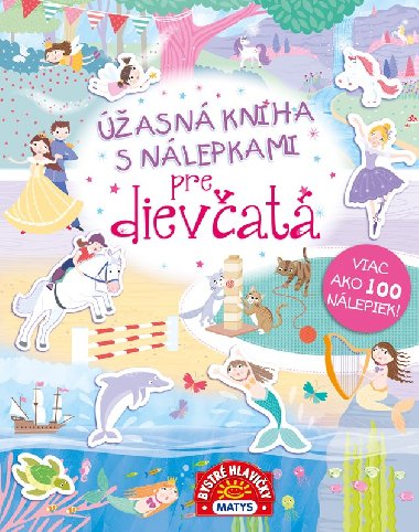ھasn kniha s nlepkami pre dievat - 