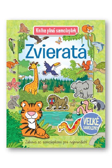Kniha pln samolepiek Zvierat - 