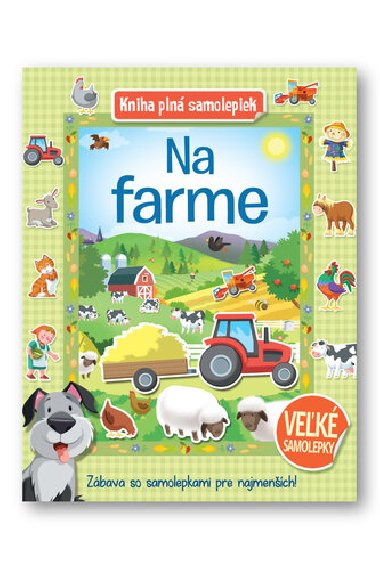 Kniha pln samolepiek Na farme - 