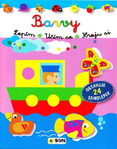 Barvy - Lepím, učím se, hraju si - Nakladatelství Sun