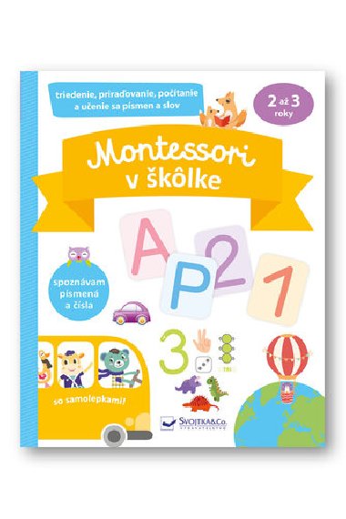 Montessori v klke so samolepkami - 