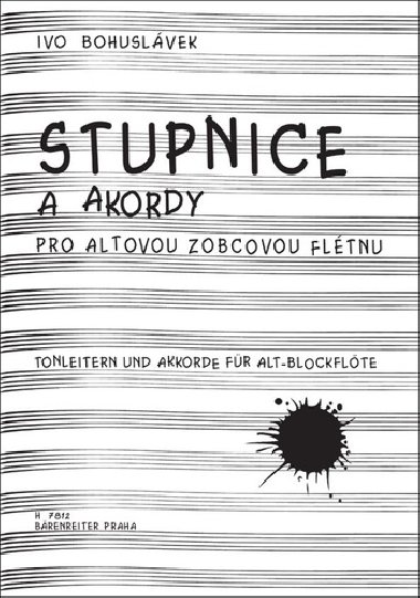 Stupnice a akordy pro altovou zobcovou fltnu - Ivo Bohuslvek