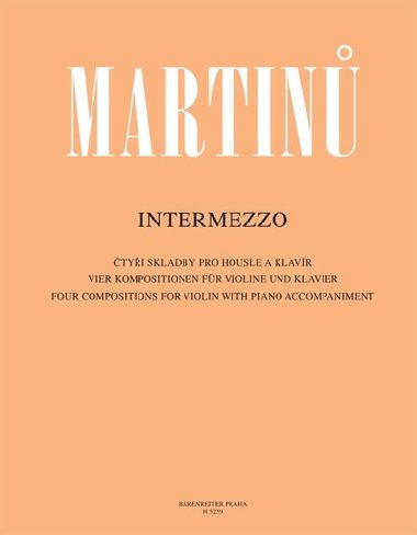 Intermezzo - Bohuslav Martin