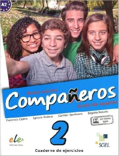 Companeros 2 Ejercicios + Licencia digital nuevo ed. - Castro Francisca