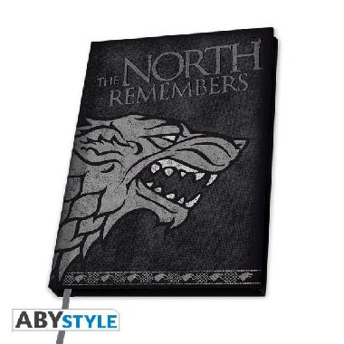Game of Thrones Zpisnk A5 - Stark - neuveden