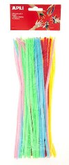 APLI modelovac drtky Bright 30 cm - mix neonovch barev 50 ks - neuveden