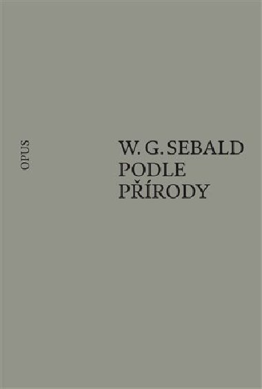 Podle prody - W. G. Sebald