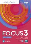 Focus 3 Students Book with Standard Pearson Practice English App (2nd) - Kay Sue