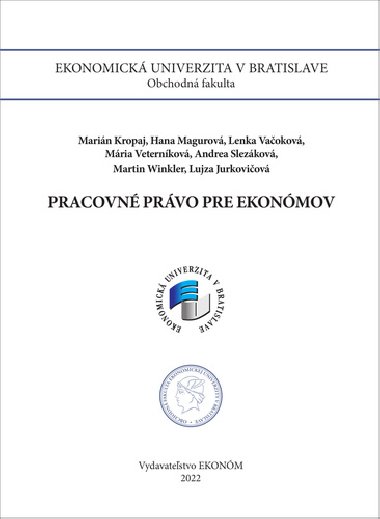 Pracovn prvo pre ekonmov - Marin Kropaj