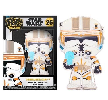 Funko POP Pin: Star Wars - Commander Cody - neuveden