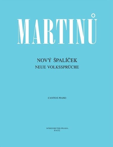 Nov palek - Bohuslav Martin