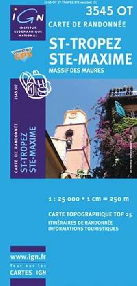 St-Tropez: Ste Maxime 1:25 000/Mapa - neuveden