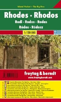 Rhodes/Rhodos 1:120T/kapesn mapa - neuveden
