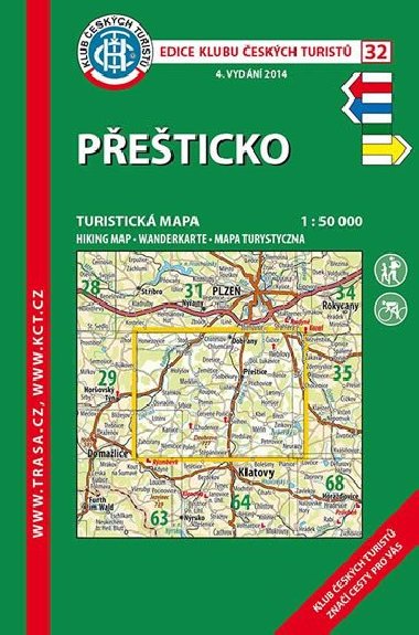 KT 32 Peticko 1:50 000 / turistick mapa - neuveden