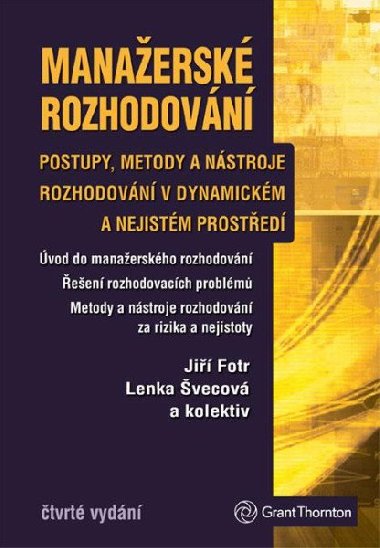 Manaersk rozhodovn - Fotr Ji, vecov Lenka