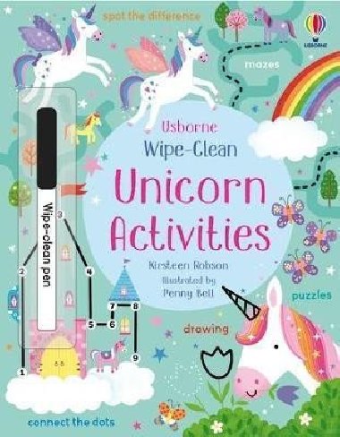 Wipe-Clean Unicorn Activities - Robson Kirsteen