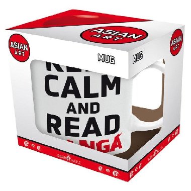 Keep Calm and Read Manga keramick hrnek 320 ml - neuveden