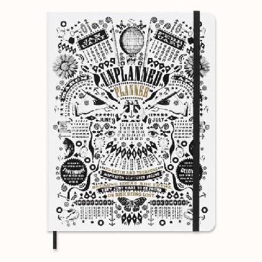 Moleskine Lorenzo Petrantoni di XL, nedatovan, tvrd - neuveden