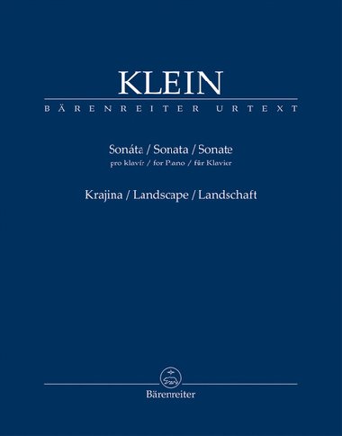 Sonta pro klavr a Krajina - Klein Gideon