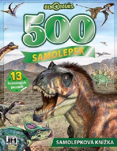 Samolepkov knka 500 Dinosaui - 