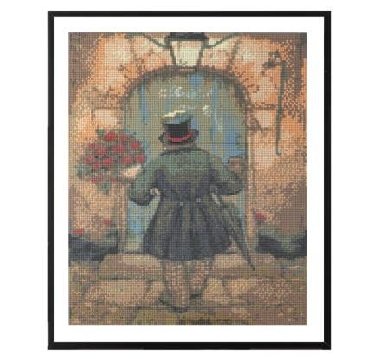 Grafix Diamantov malovn 40 x 50 cm - Mu s remi - neuveden