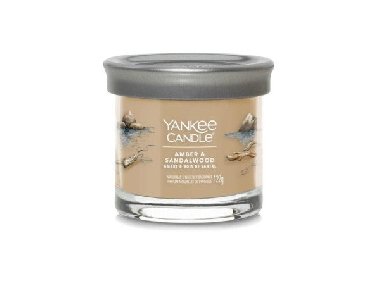YANKEE CANDLE Amber & Sandalwood svka 121g (Signature tumbler mal ) - neuveden