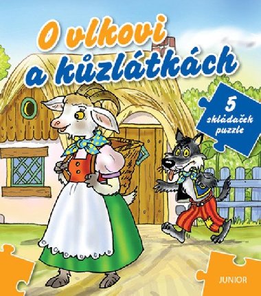 O vlkovi a kzltkch - 5 skldaek puzzle - Junior