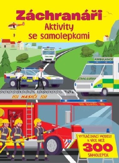 Záchranáři Aktivity se samolepkami - Svojtka