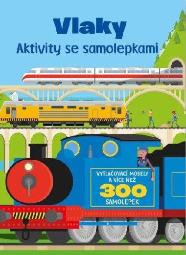 Vlaky Aktivity se samolepkami - Svojtka