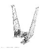 Metal Earth 3D puzzle: Star Wars Kylo Rens Command shuttle - neuveden