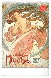 Kalendář 2021 nástěnný: Alfons Mucha, 33 × 46 cm - Alfons Mucha