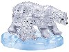 3D Crystal puzzle Ledn medvdice s mldtem 40 dlk - neuveden