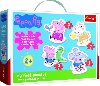 Baby puzzle Prasátko Peppa 4v1 (3,4,5,6 dílků) - neuveden