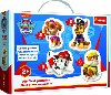 Baby puzzle Tlapková patrola 4v1 (3,4,5,6 dílků) - neuveden