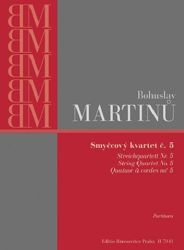 Smycov kvartet . 5 - Bohuslav Martin