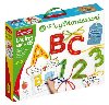 Lacing ABC + 123 Alphabets and numbers / Provlkac souprava s psankou a omalovnkami - neuveden
