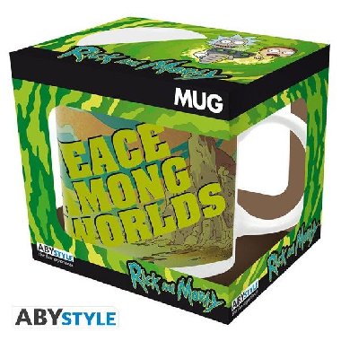 Rick and Morty Hrnek keramick - Peace (objem 320 ml) - neuveden