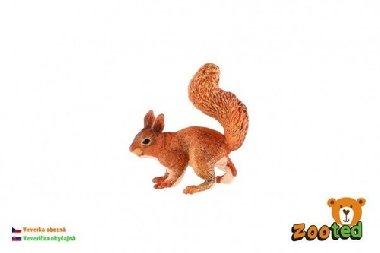 Veverka obecn zooted plast 9cm v sku - 