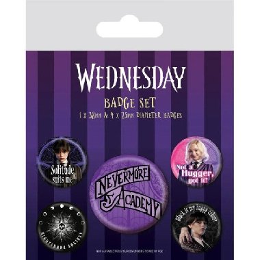 Wednesday - set odznak - neuveden