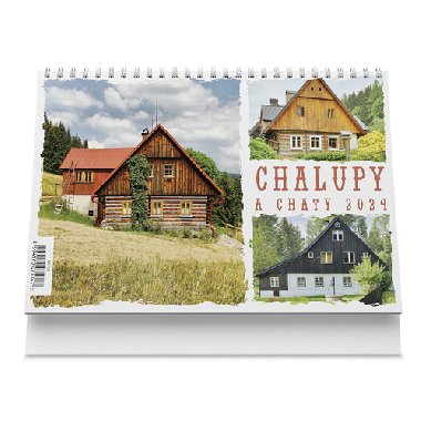 Chalupy a chaty 2024 - stolní kalendář - Vikpap