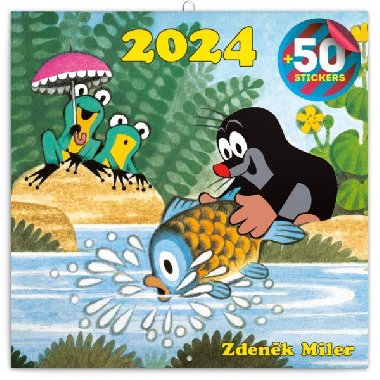 Krteček 2024 - nástěnný kalendář - Presco