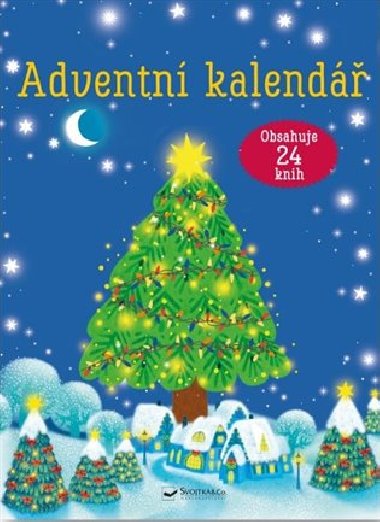 Adventn kalend 24 knih (modr) - Svojtka