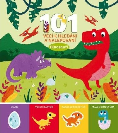 101 vc k hledn a nalepovn Dinosaui - neuveden