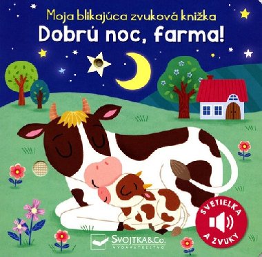 Moja blikajca zvukov knika Dobr noc, farma! - 
