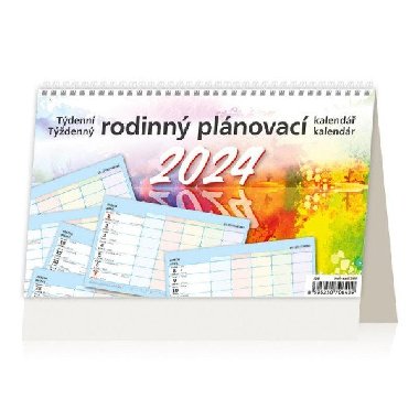 Kalend stoln 2024 - Tdenn rodinn plnovac kalend - Helma
