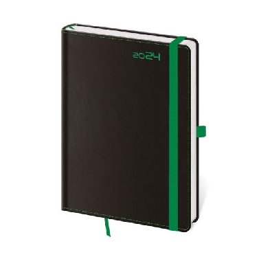 Di 2024 denn A5 Black Green s poutkem na propisku - Helma