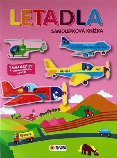 Letadla - samolepkov knka - Nakladatelstv SUN