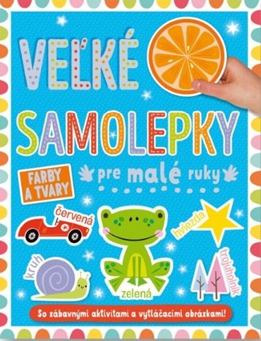 Velk samolepky pre mal ruky Farby a tvary - 